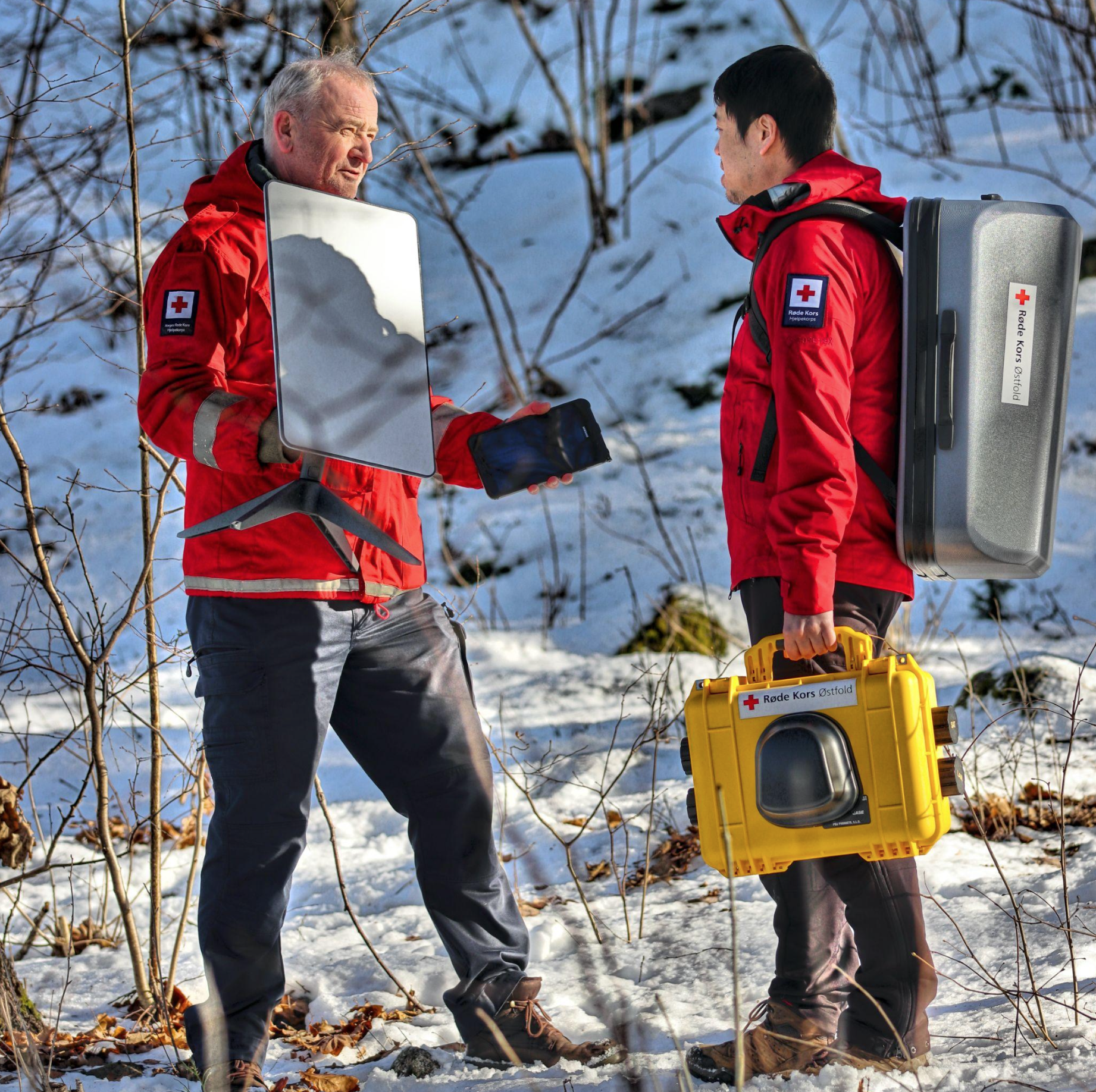 Sarpsborg Brannvesen og Østfold Røde Kors tar i bruk avansert satellitteknologi